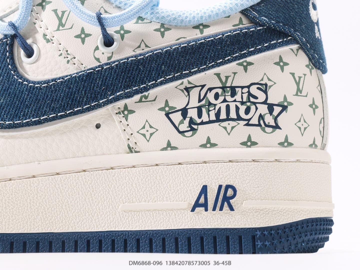 YupooPA Shoes: Nike Air Force 1 Low + LV - Iconic White Retro Sneakers image 7