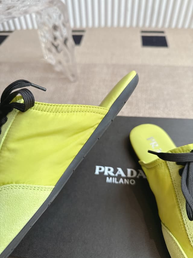 Prada | Ballet Trainer - Suede & Lambskin Comfort | Yupoo Rep Sneakers image 8