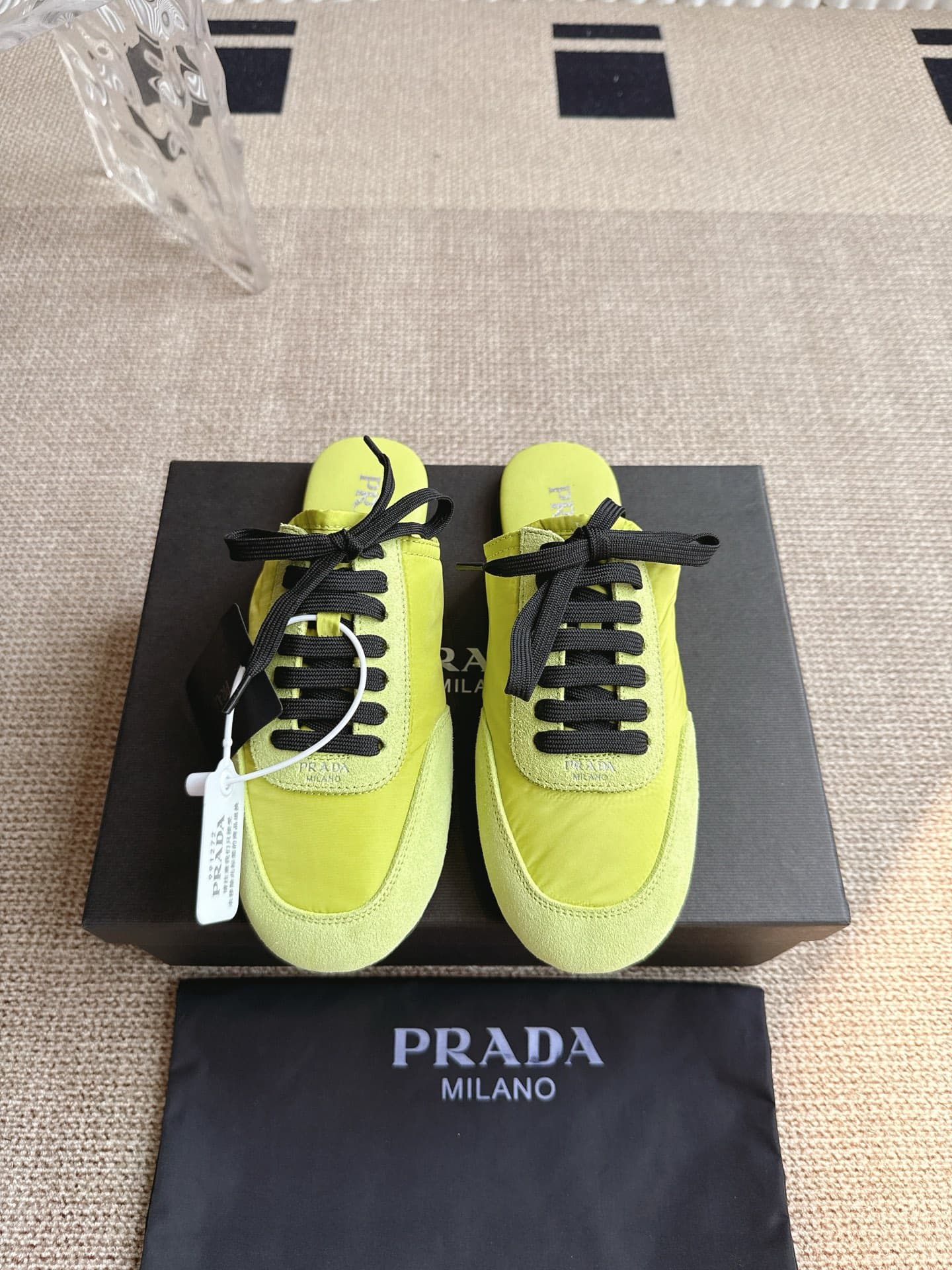 Prada | Ballet Trainer - Suede & Lambskin Comfort | Yupoo Rep Sneakers image 1