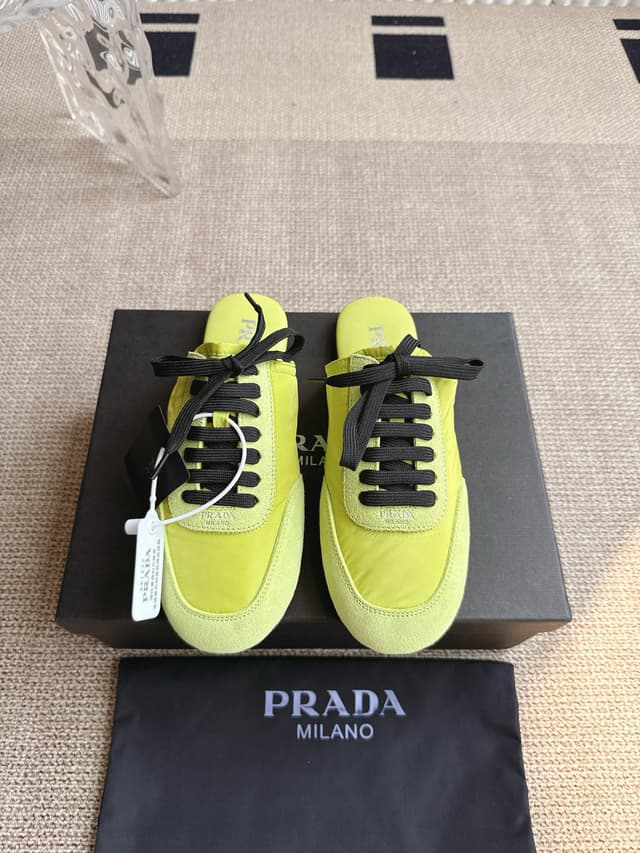 Prada | Ballet Trainer - Suede & Lambskin Comfort | Yupoo Rep Sneakers image 1