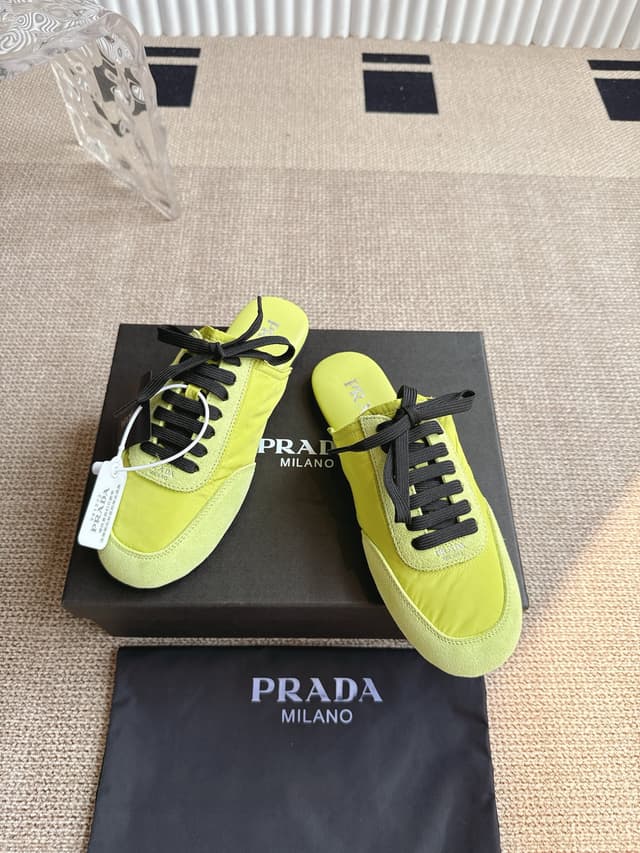 Prada | Ballet Trainer - Suede & Lambskin Comfort | Yupoo Rep Sneakers image 2