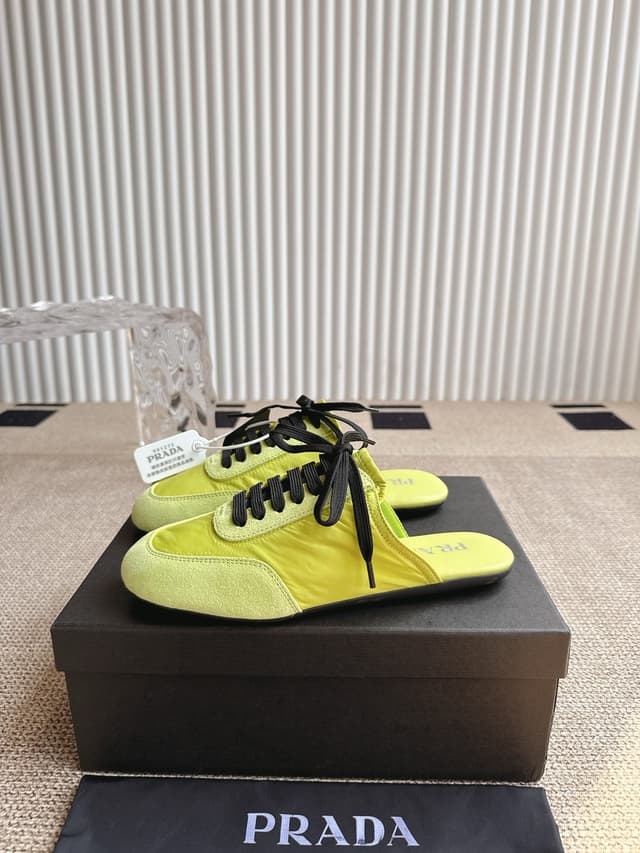 Prada | Ballet Trainer - Suede & Lambskin Comfort | Yupoo Rep Sneakers image 3