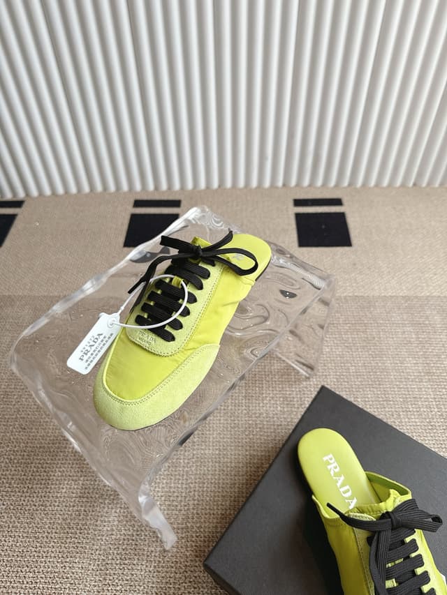 Prada | Ballet Trainer - Suede & Lambskin Comfort | Yupoo Rep Sneakers image 5