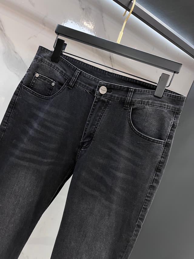 Prada | 2025Ss Washed Jeans - Stretch & Premium Hardware | Yupoo Rep Clothing image 4