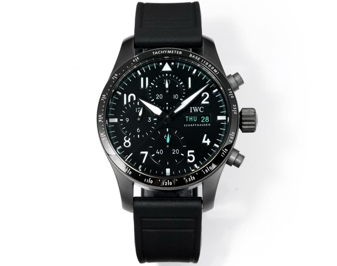 Iwc Pilot 41Mm Steel Watch YupooPA Watch Black image 1