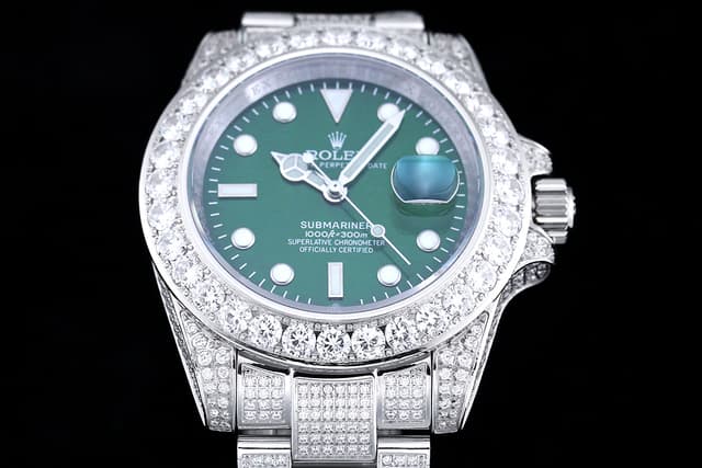 Rolex Full Diamond Watch-904L Steel Case | Yupoo Rep Watches image 3