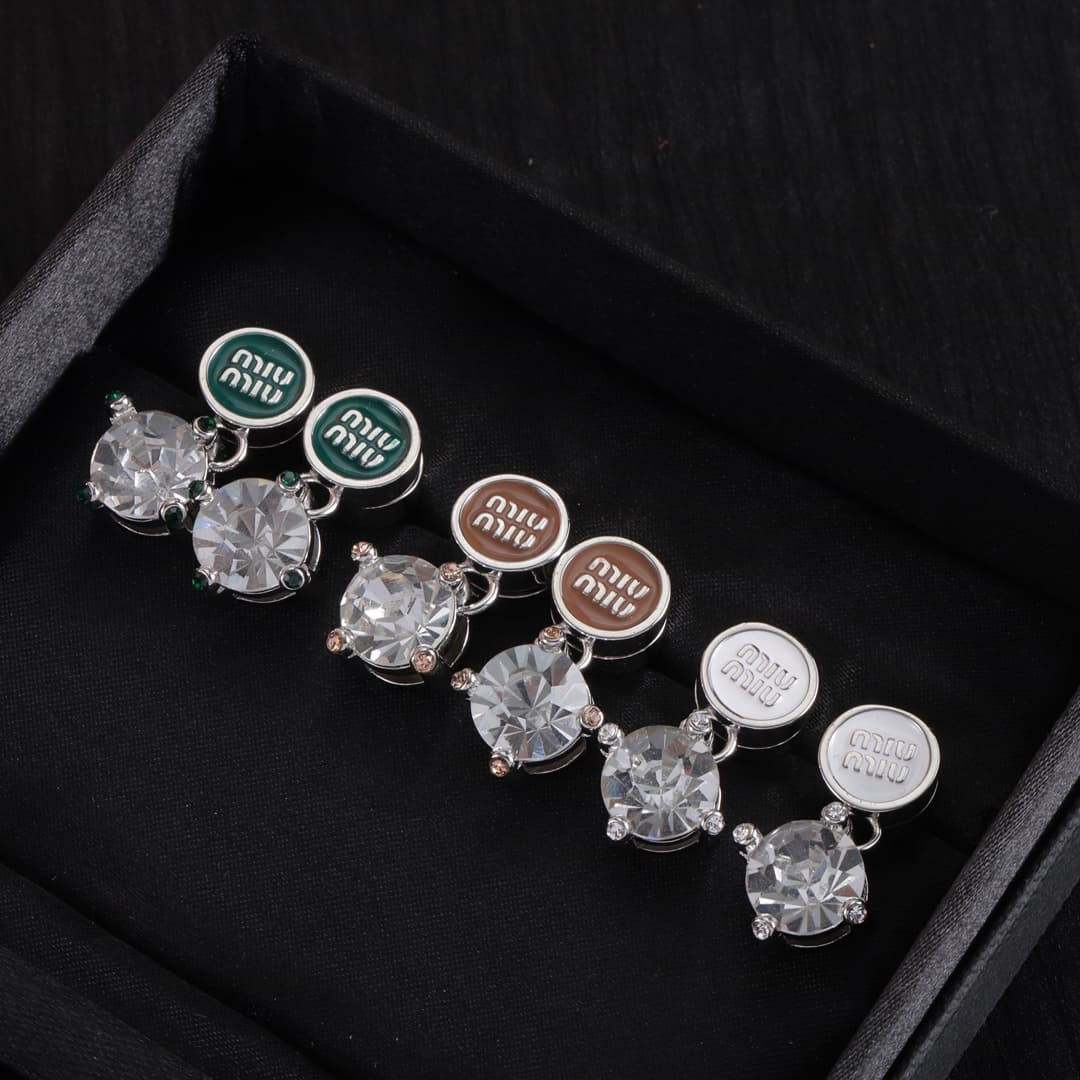 Miumiu Stud Earrings YupooPA Lv Jewelry image 1