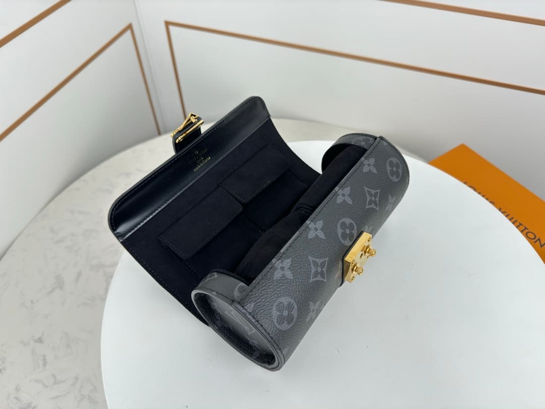 Lv M10145 Black Flower Etui Bijou Handbag image 9