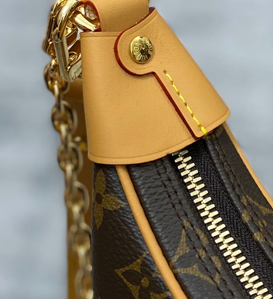 YupooPA Bags: Moon Bag Odeo - Vintage Monogram Canvas & Leather Crossbody image 6