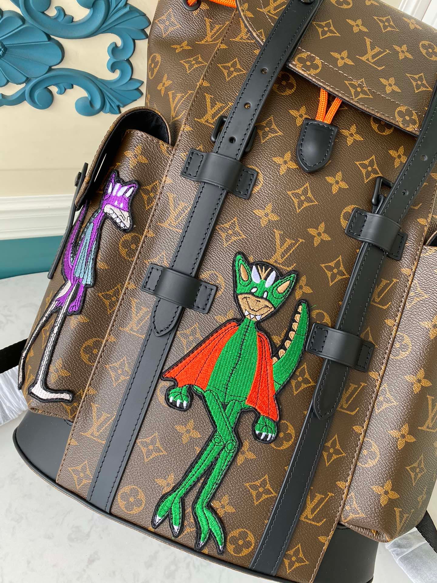 YupooPA bags: NIGO × LV Backpack M43735 - Rugged Monogram Style 🎒 image 5