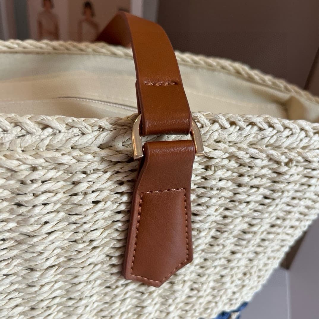 Prada Casual Rattan Tote Bag image 6