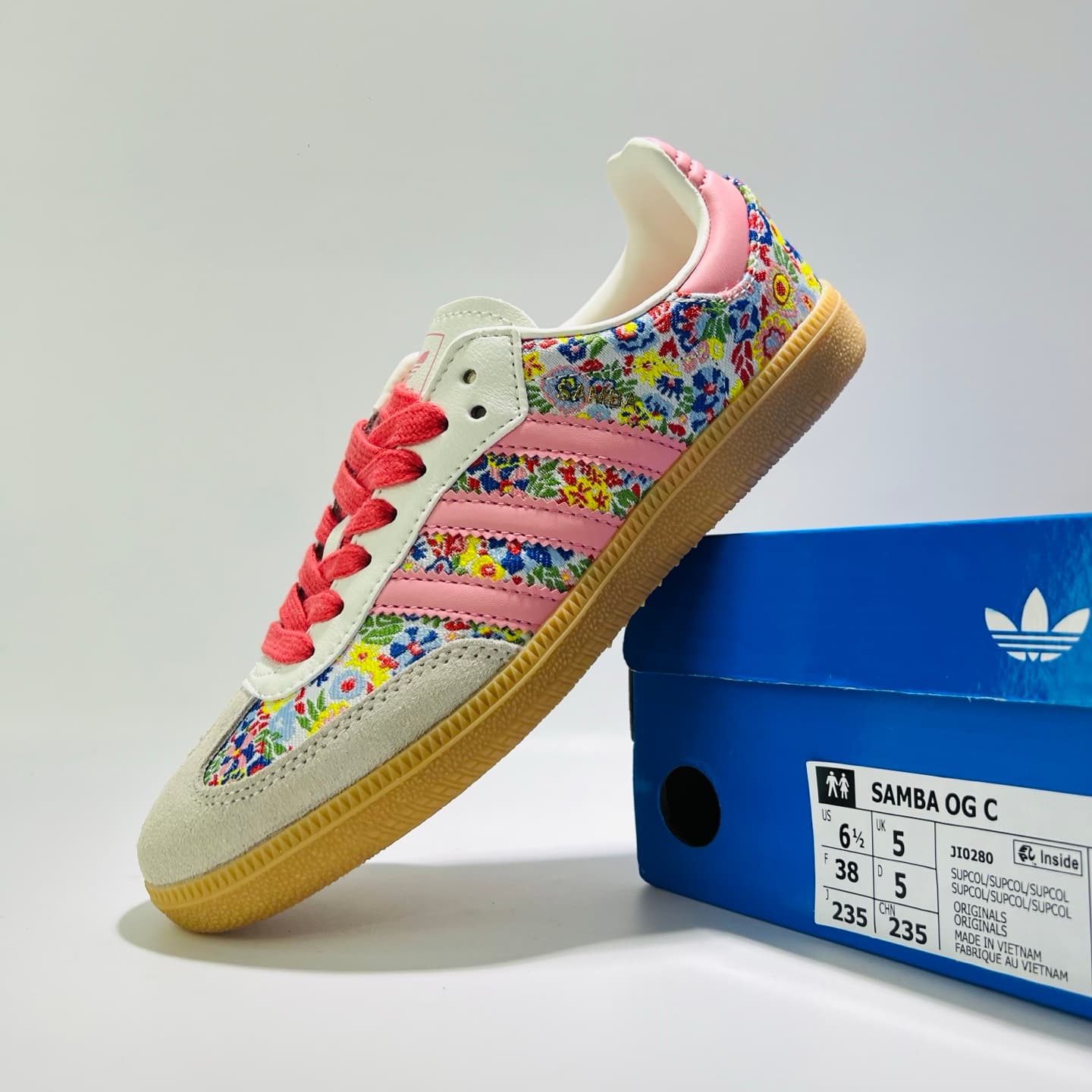Liberty London x adidas Originals SAMBA OG - Low-Top Lifestyle Sneakers image 9