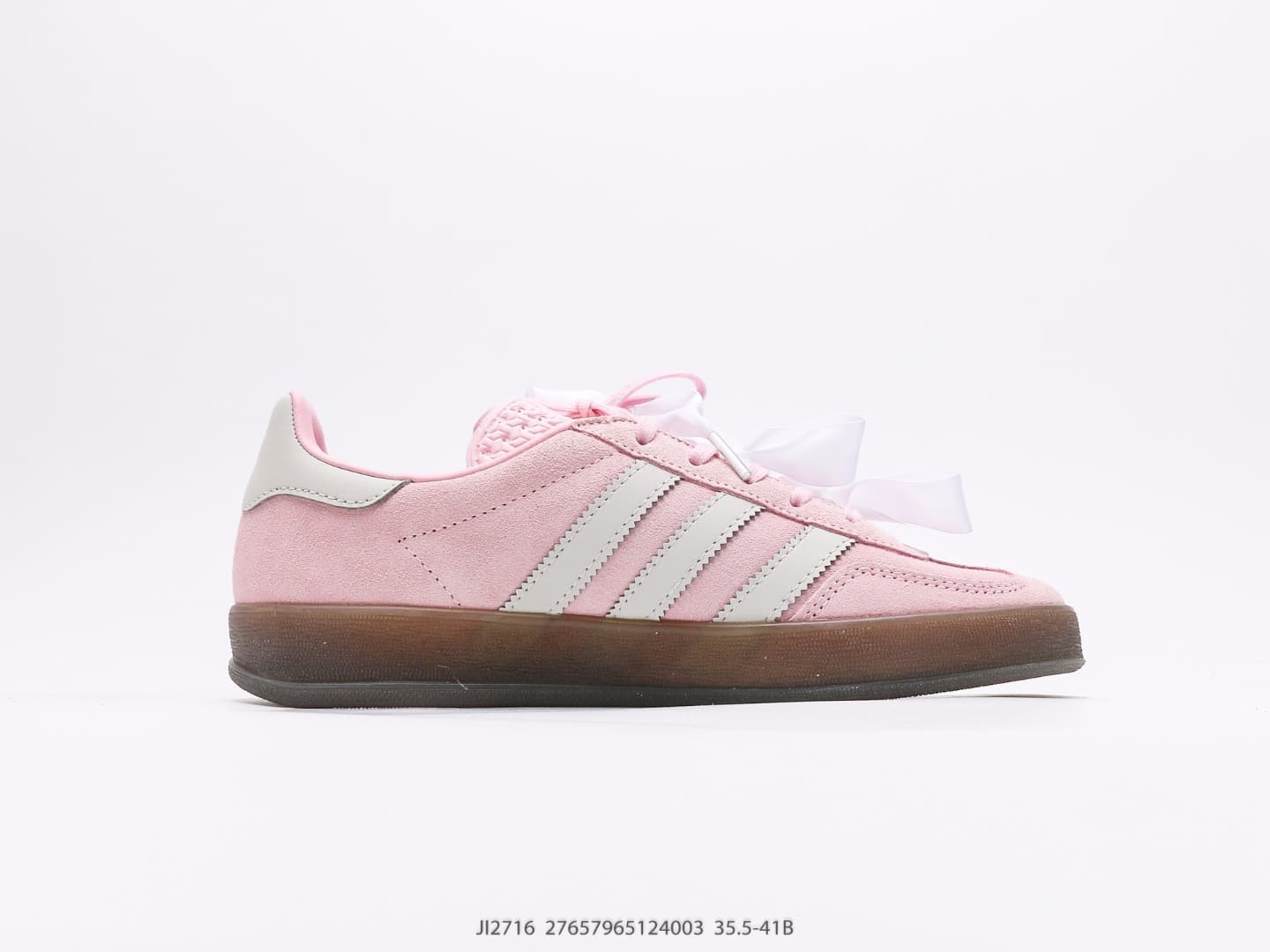 adidas Originals GAZELLE INDOOR W - Women's Low-Top Sneakers (Pink) image 2
