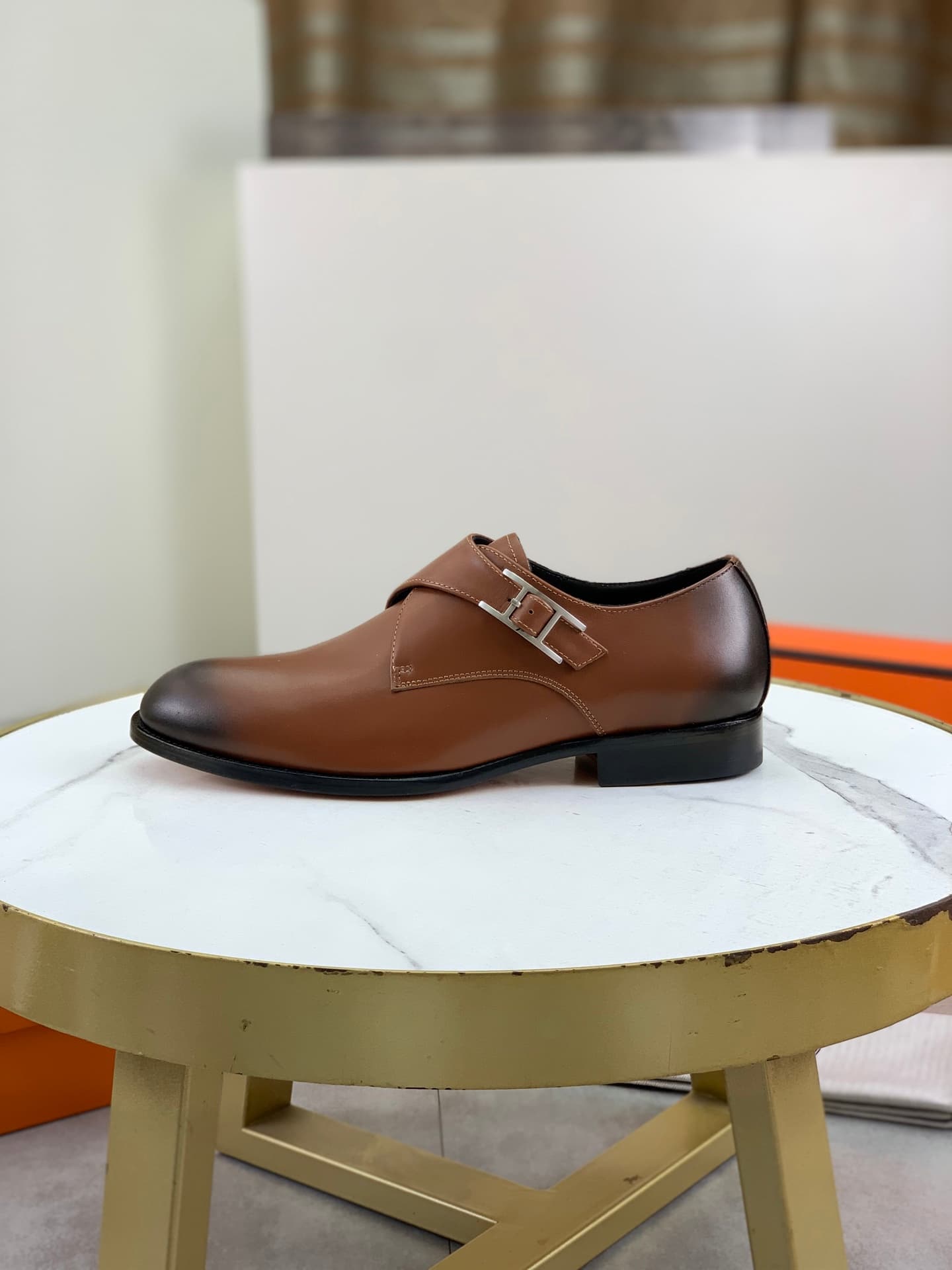 Hermes New Arrival: Giovanni Loafer Leather Shoes image 2