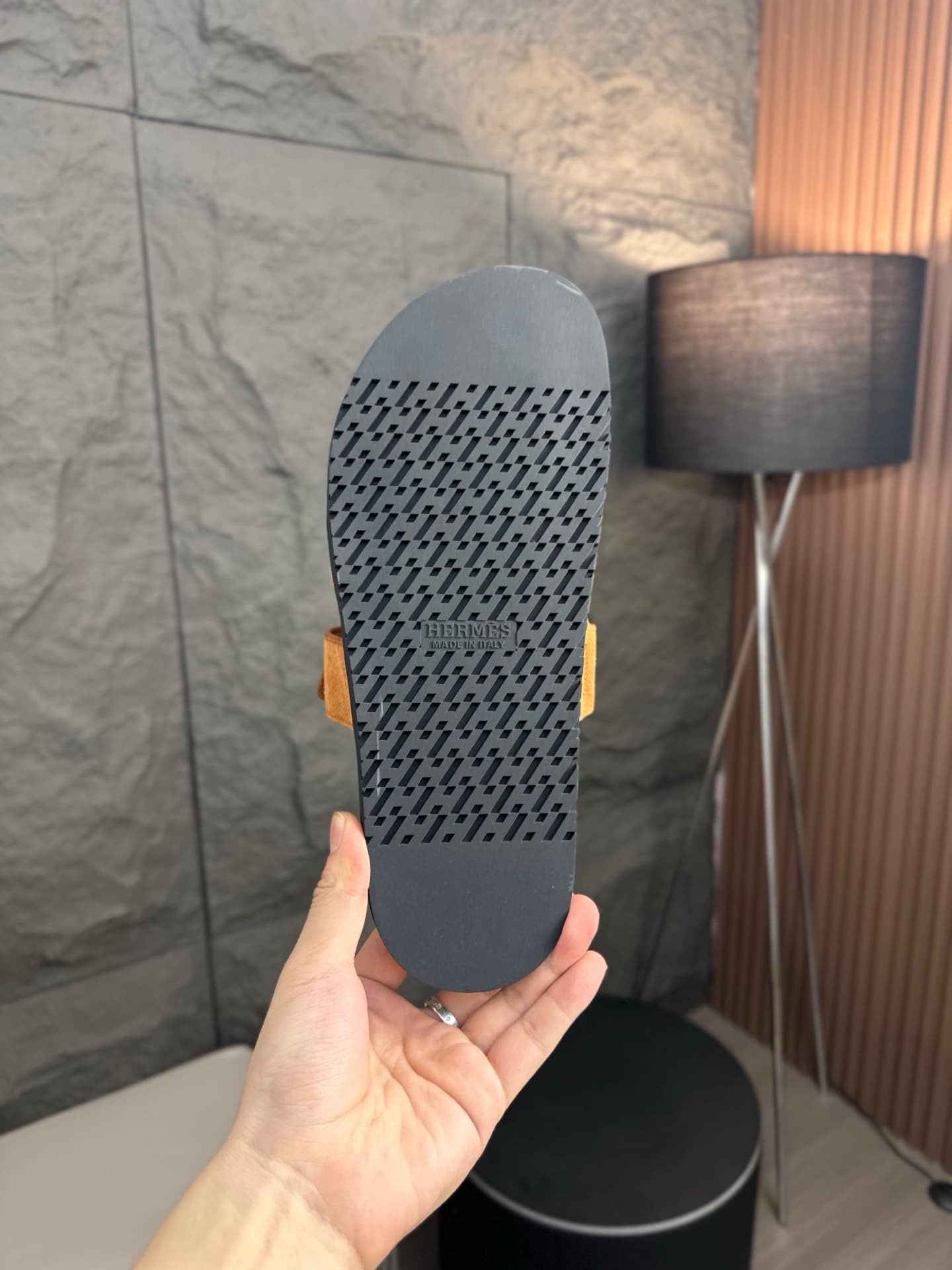 Hermès Chypre Sandals – H-Strap Flat Slides image 6