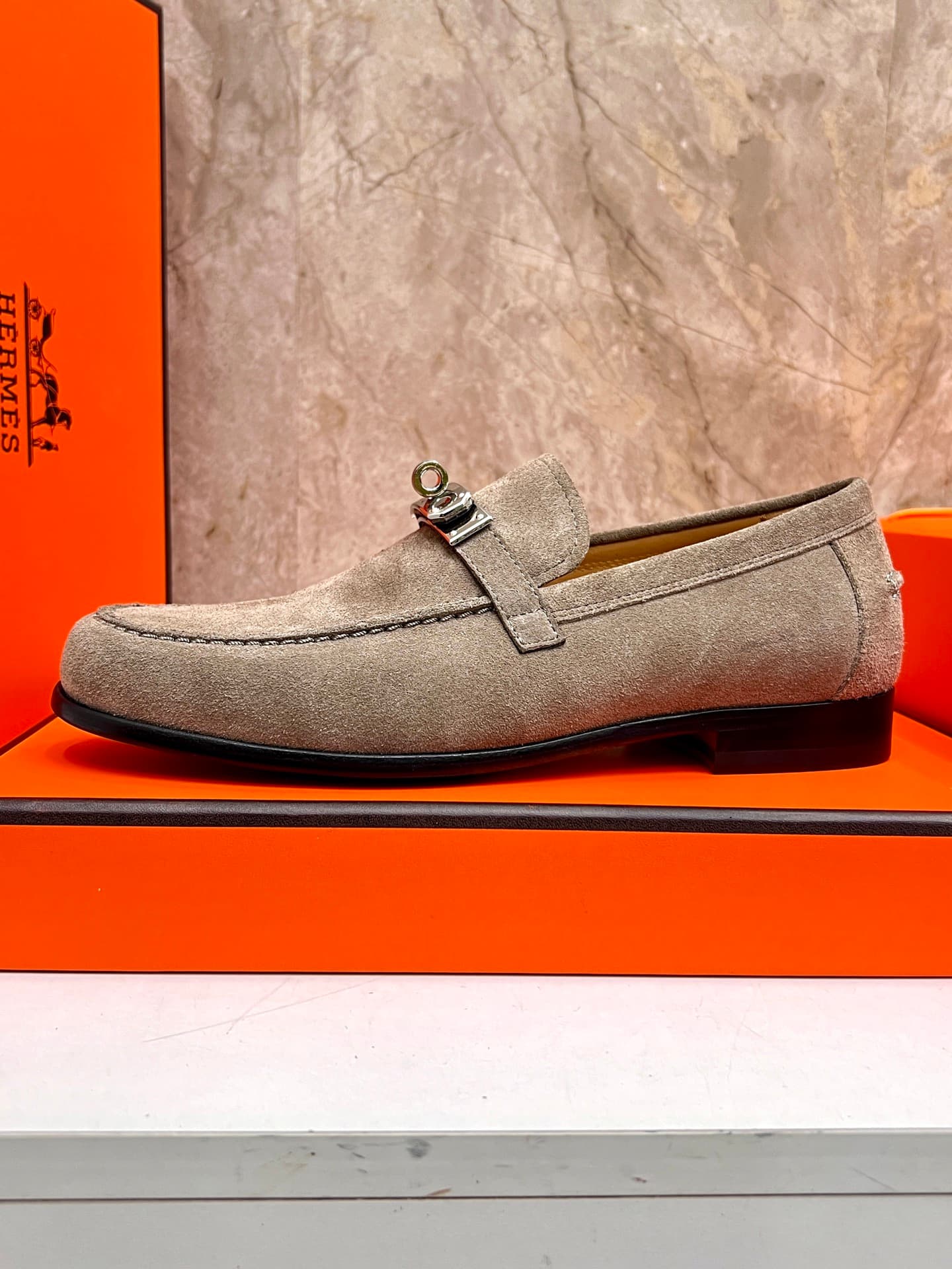 YupooPA Shoes: Hermès-Inspired Giovanni Loafers - Luxury Men's Slip-On image 6