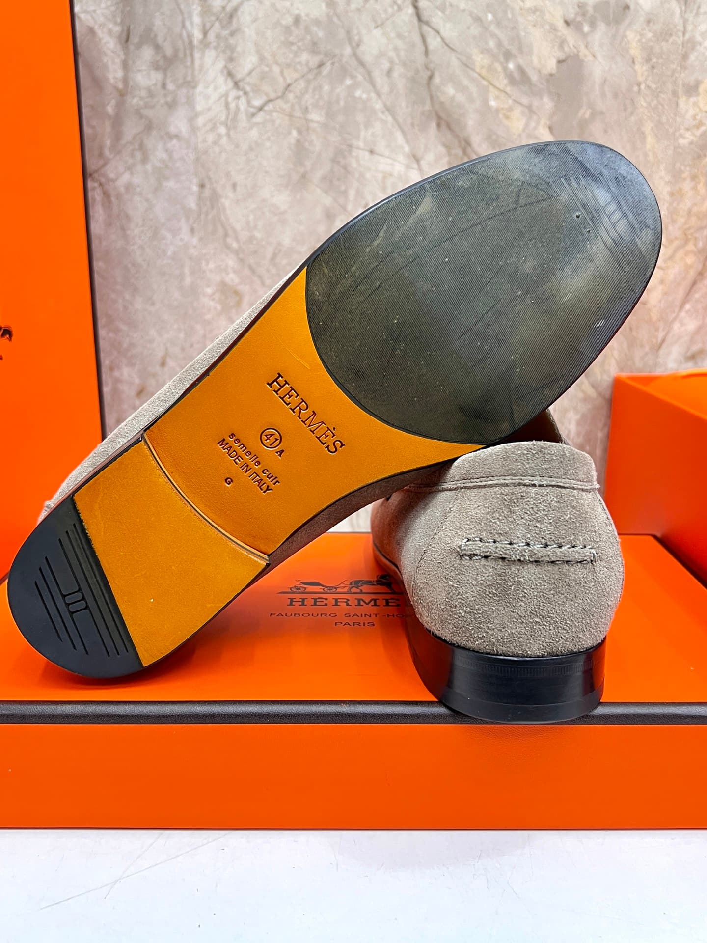 YupooPA Shoes: Hermès-Inspired Giovanni Loafers - Luxury Men's Slip-On image 8