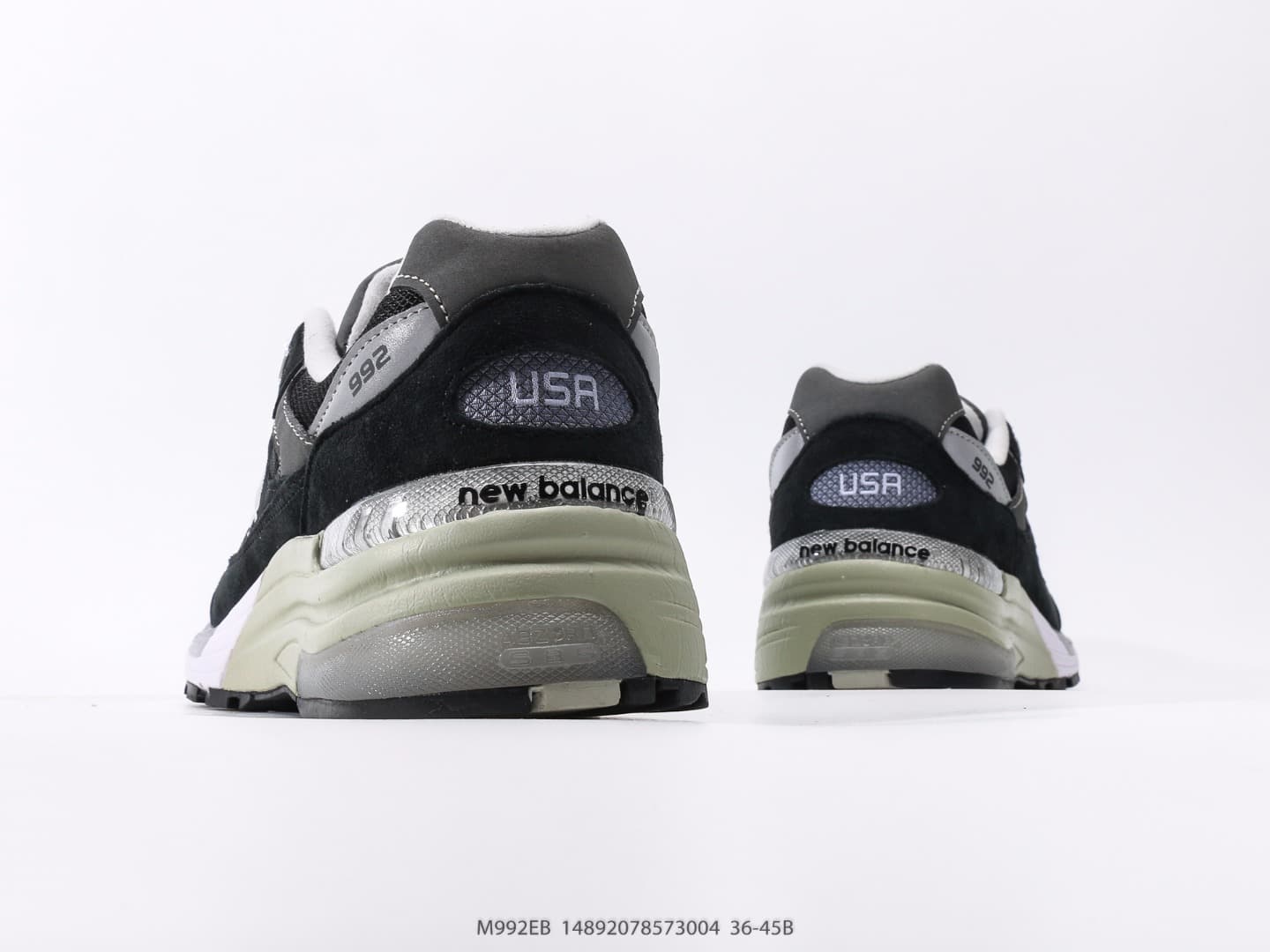 YupooPA Shoes: Jound × New Balance 992 - Premium Pigskin Retro Runners image 6