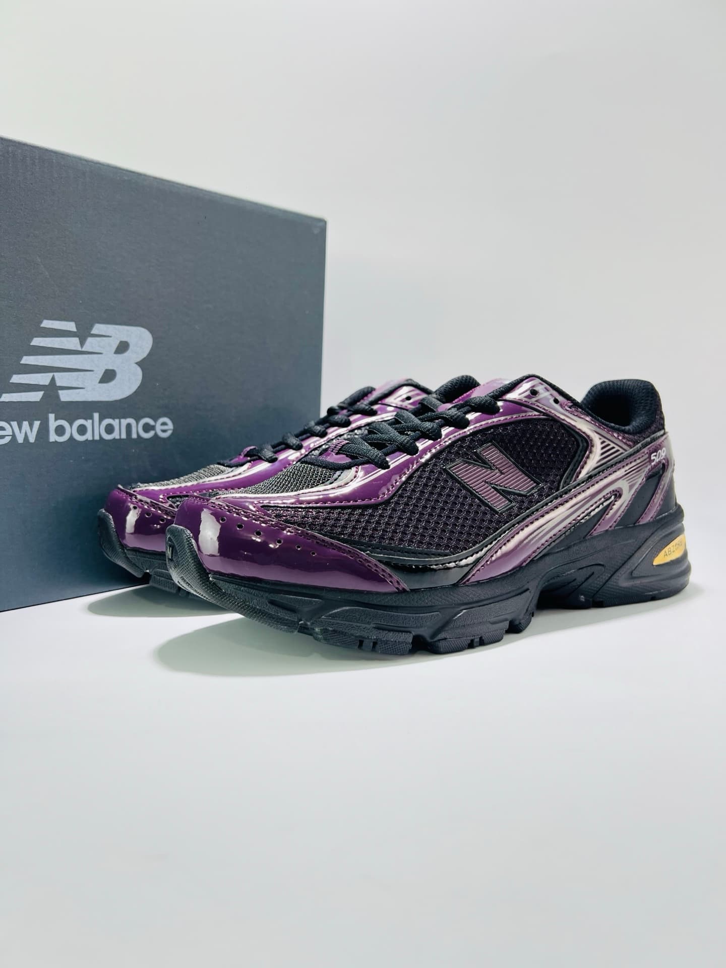 XLIM × New Balance 509 Unisex Lifestyle Sneakers (Black/Purple) image 9