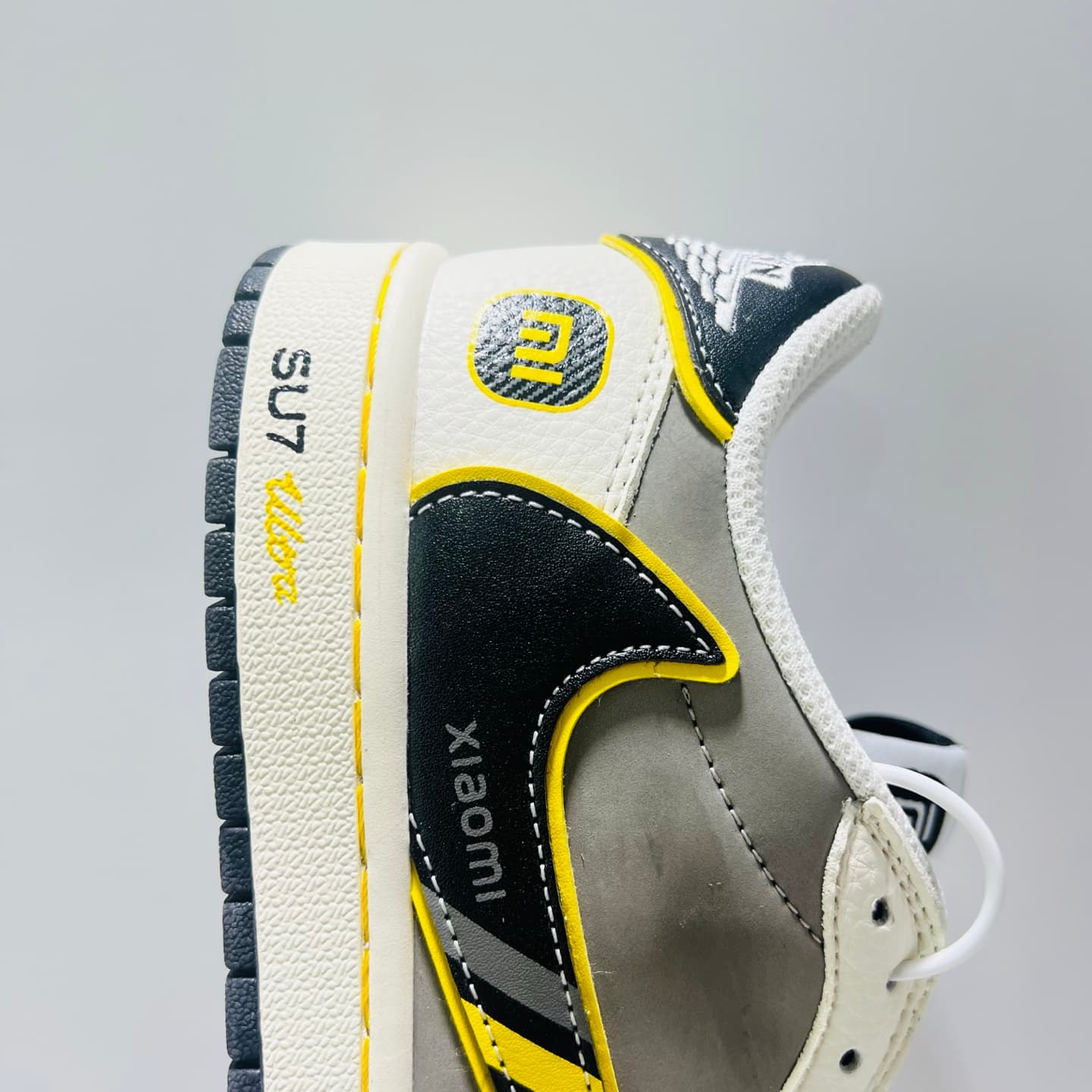 YupooPA Shoes: Travis Scott × AJ1 Low x Xiaomi Su7 - Grey/Black Custom 👟 image 9