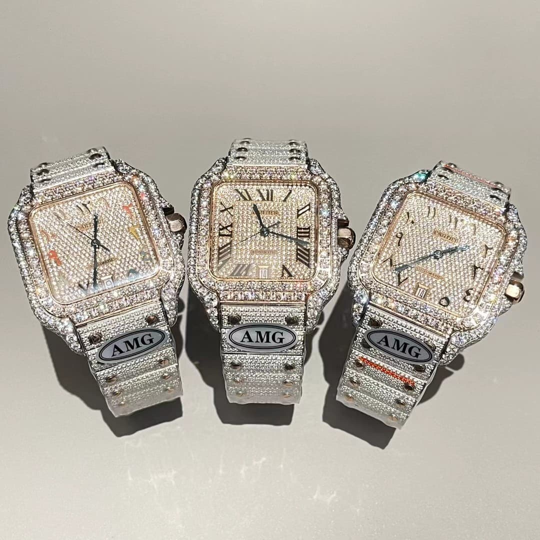 AMG x Cartier Santos 100 "Full Pavé" - Limited Edition image 2