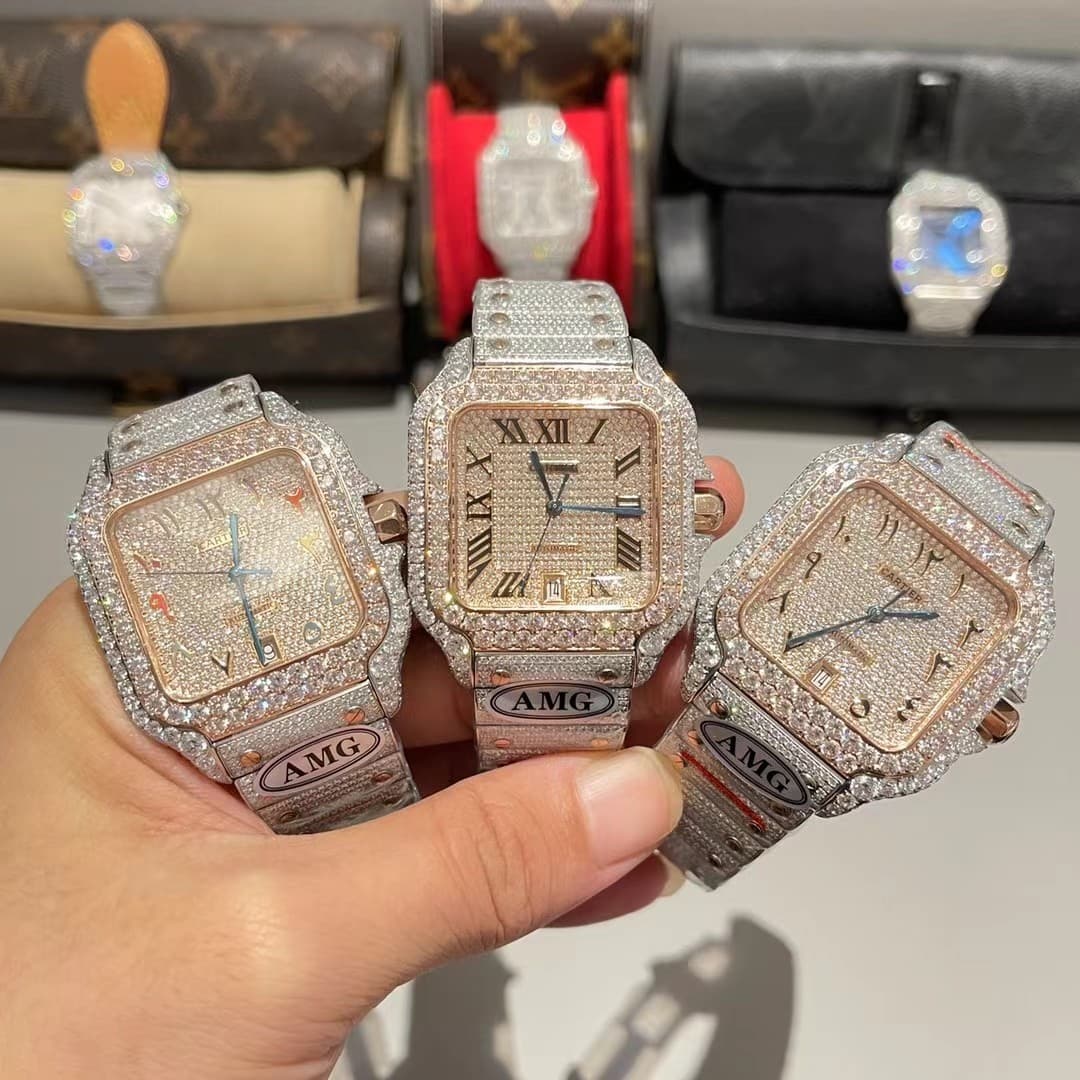 AMG x Cartier Santos 100 "Full Pavé" - Limited Edition image 5