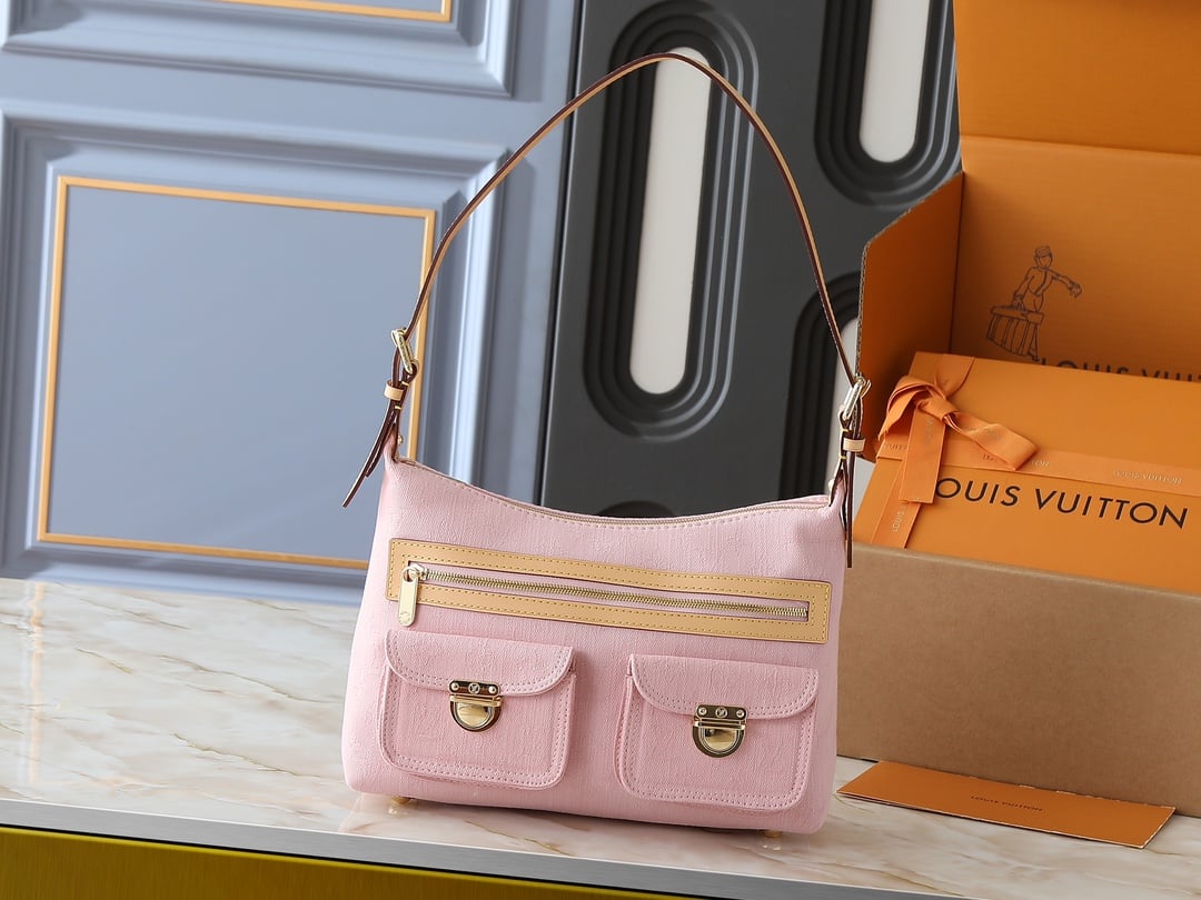 Yupoo Lv Bags Vintage Lv Monogram Denim Crossbody 44464M image 1