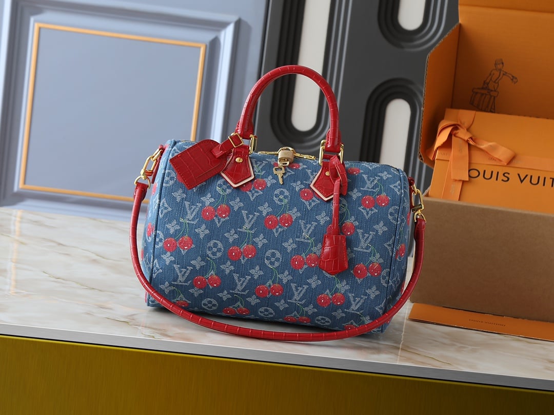 Yupoo Lv Speedy Soft 30 Monogram Denim Yupoo Bags N87627 image 1