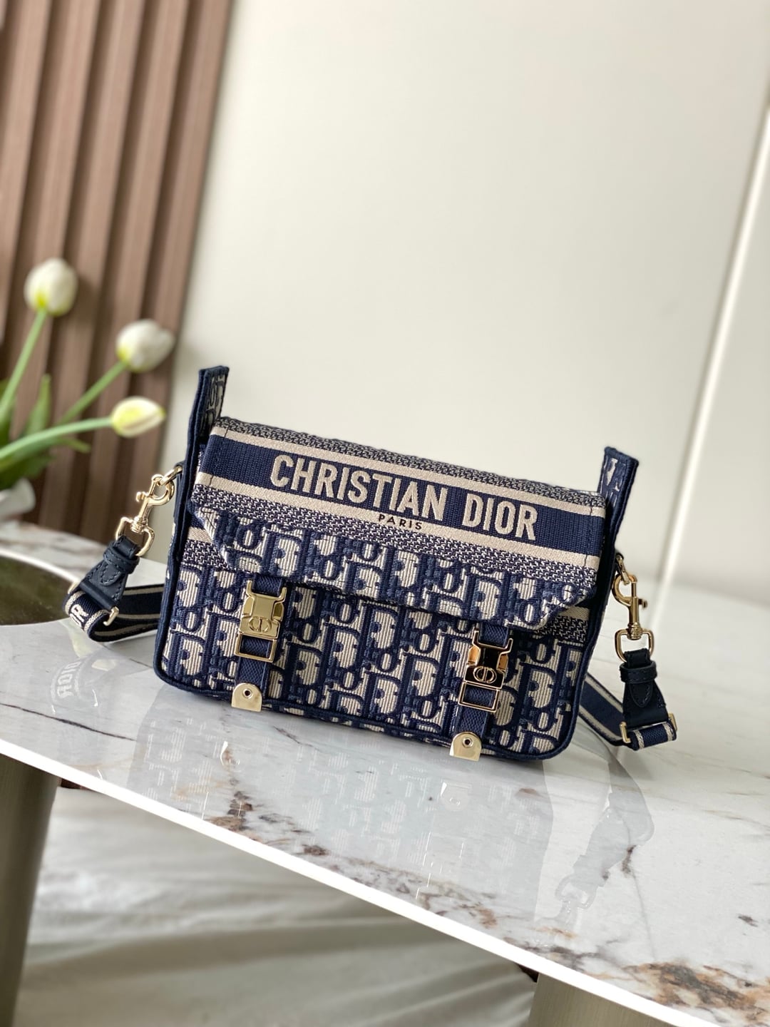 Yupoo Dior Blue Oblique Messenger Small image 1