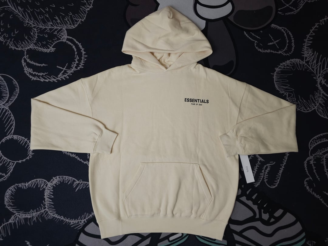 Yupoo Fog Essentials Pullover Hoodie Beige image 1
