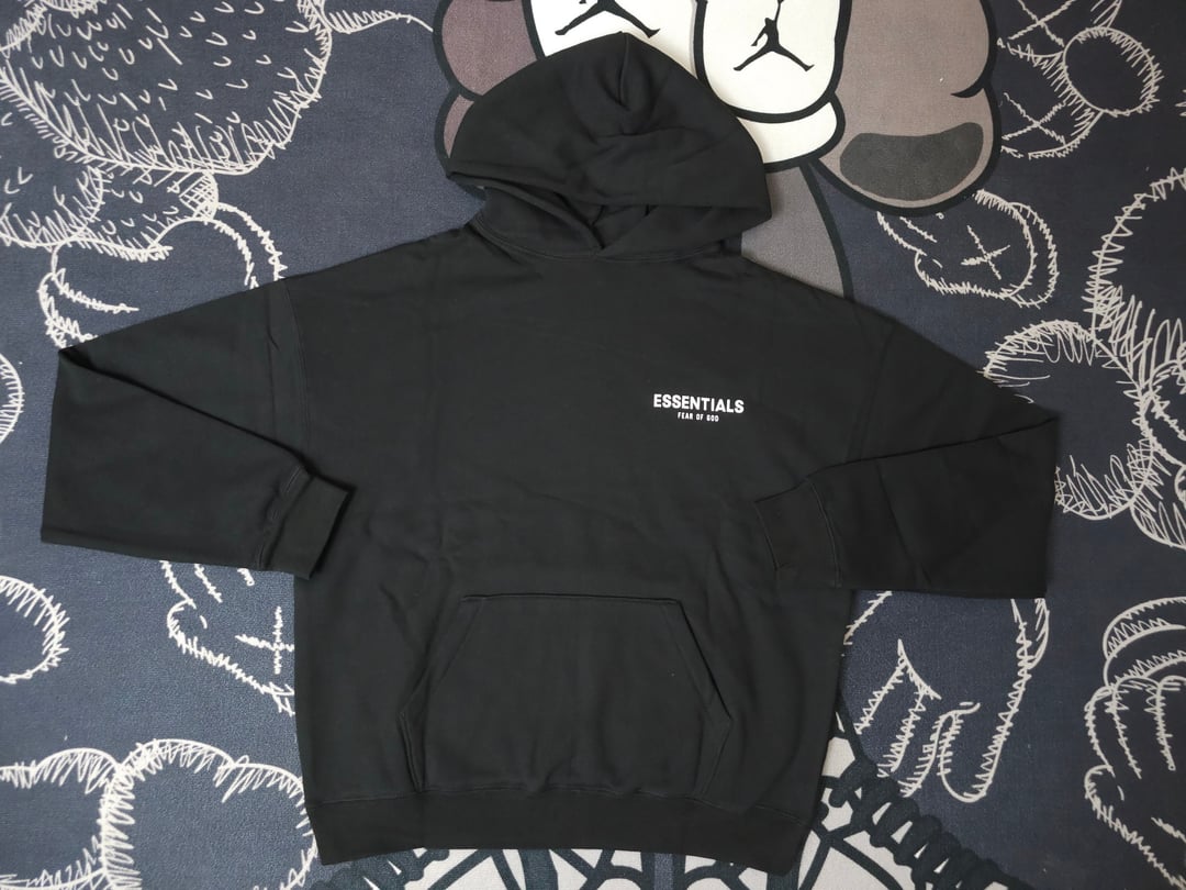 Yupoo Fog Essentials Pullover Hoodie Black image 1