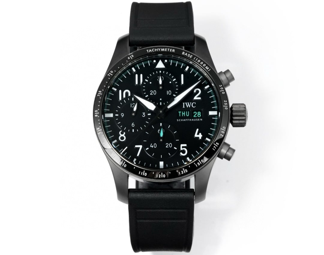 Iwc Pilot 41Mm Steel Watch Yupoo Watch Black image 1