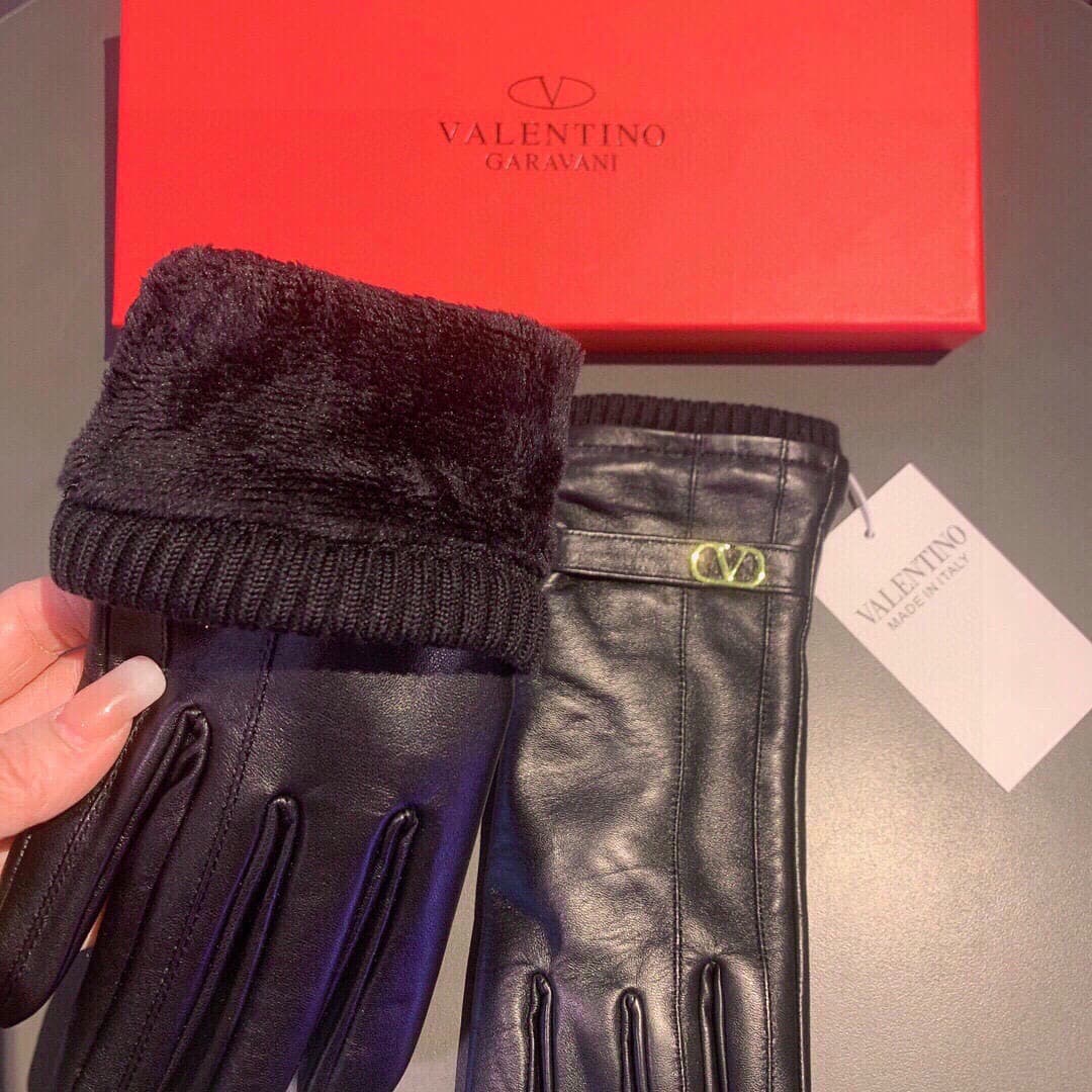 2026 Valentino Long Touchscreen Gloves Lambskin image 9