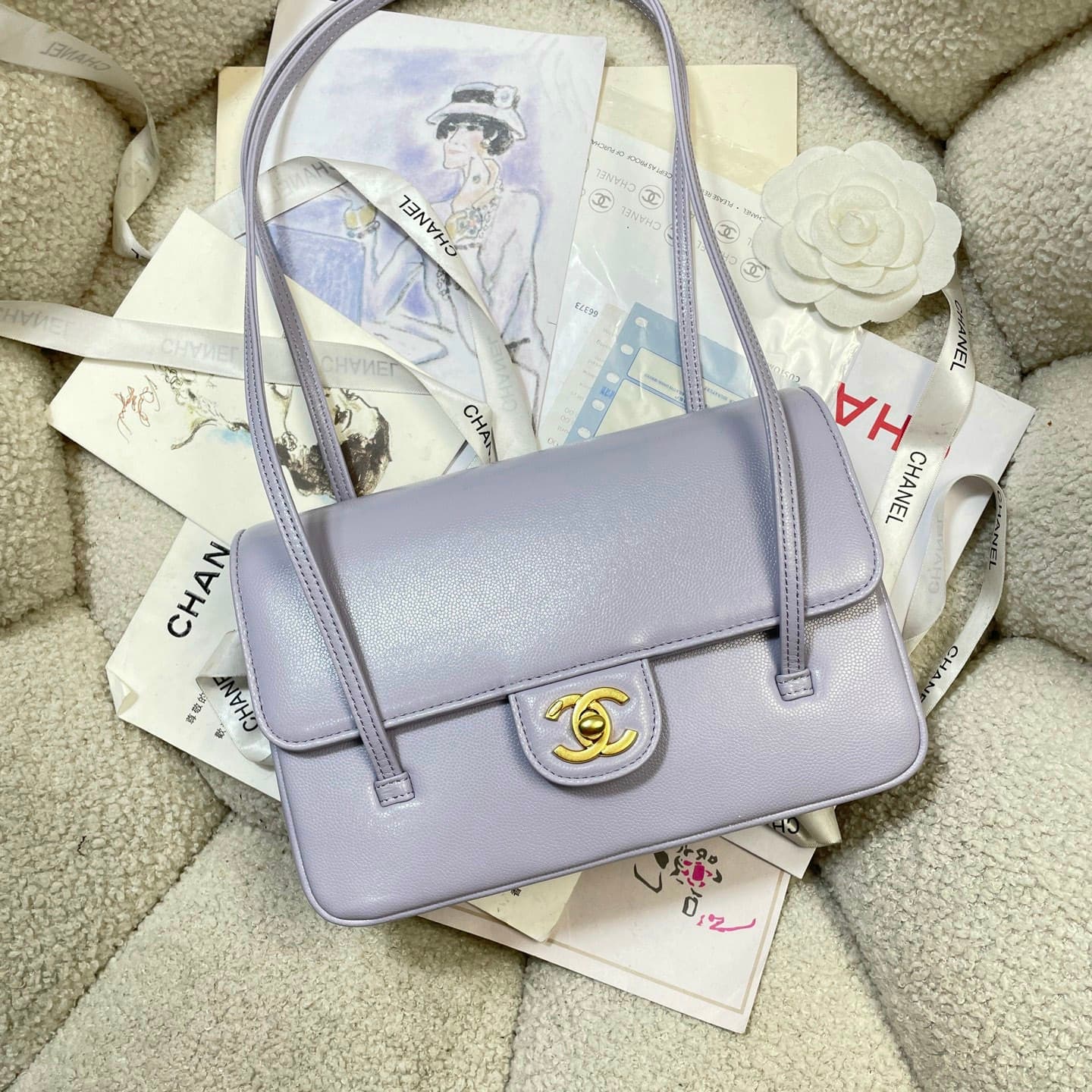 26P Preppy Coco Mini Bag 22cm Brown Leather | Premium Rep Handbag Yupoo