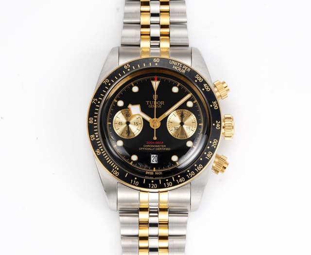 3T New Yupoo TUDOR Black Bay Chrono – Retro Dive-Racing Hybrid Watch | Rep Watches image 2