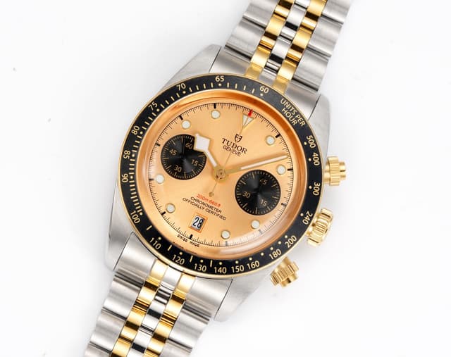 3T New Yupoo TUDOR Black Bay Chrono – Retro Dive-Racing Hybrid Watch | Rep Watches image 4