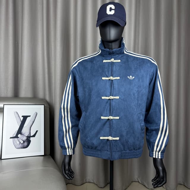 Adidas Originals Snake Year Reps - Chinese Style Suede Stand Collar Yupoo Jacket image 1