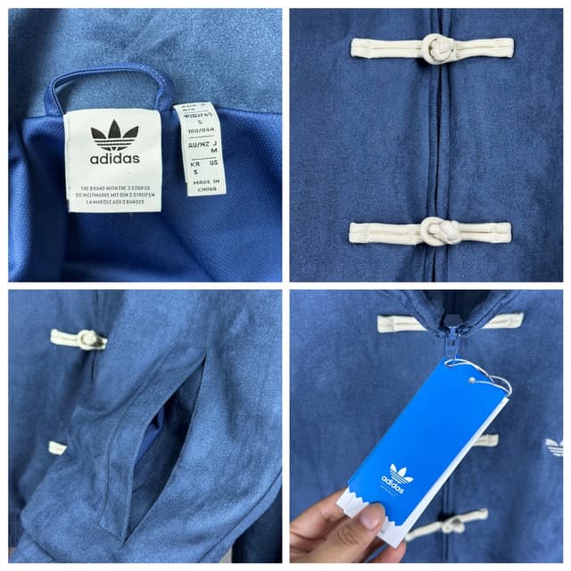 Adidas Originals Snake Year Reps - Chinese Style Suede Stand Collar Yupoo Jacket image 8