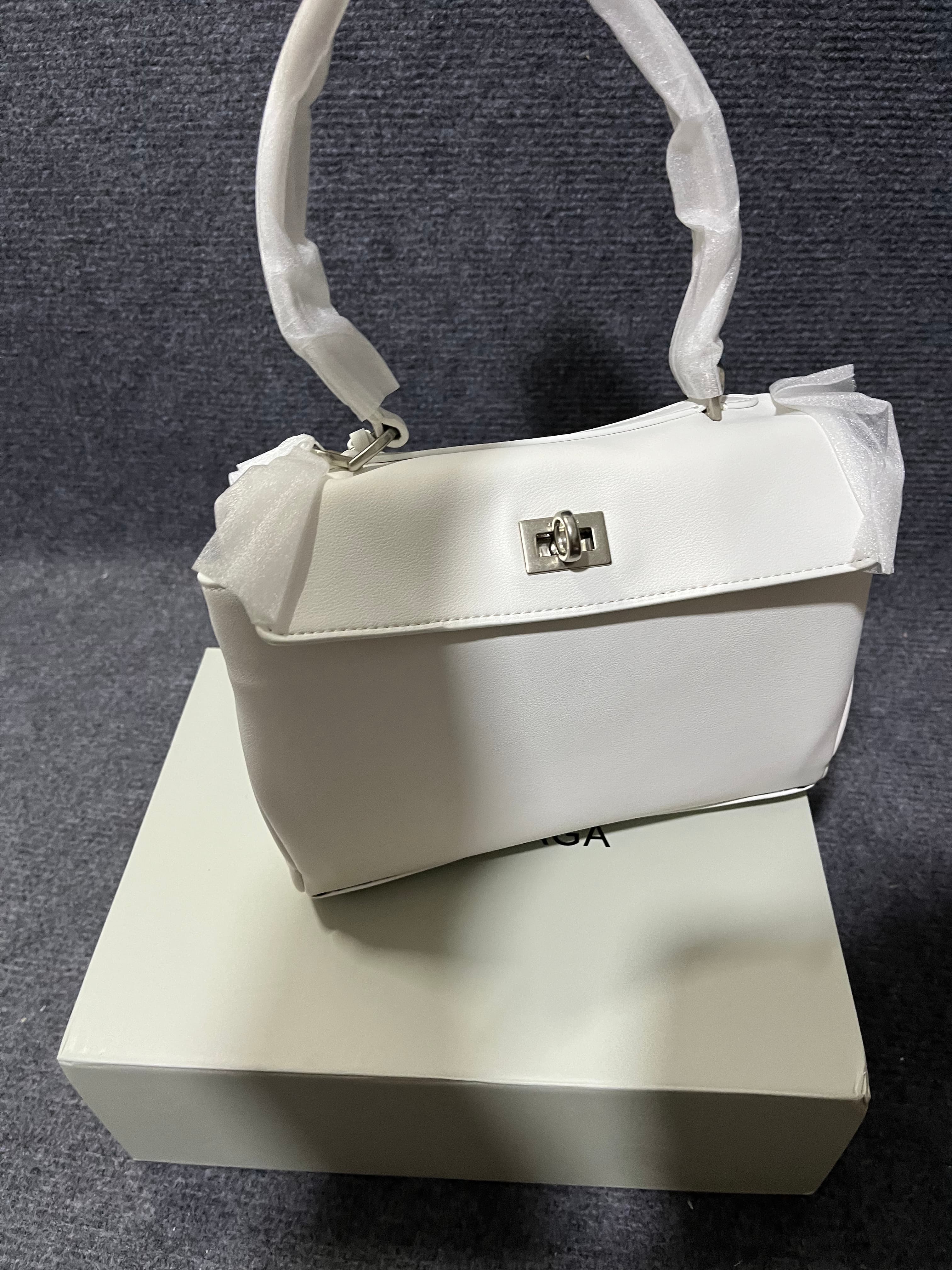 Balenciaga Rep White Lambskin Handbag, Fashion Women's Top Handle Crossbody Bag from YupooPA image 8