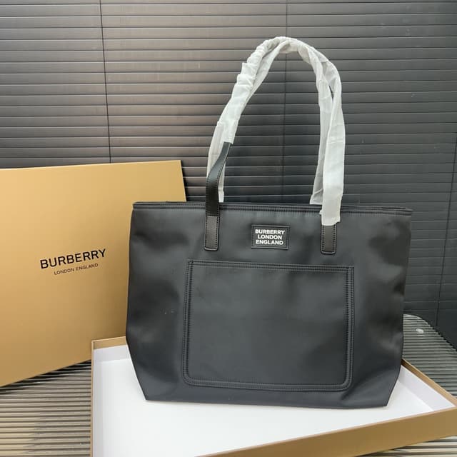 YUPOO Burberry Canvas Check Tote Bag – Unisex Shopping Bag, 42x37cm | Rep Bags image 2