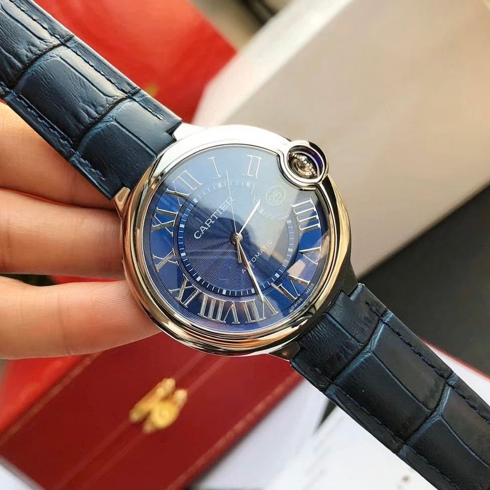 Cartier Ballon Bleu 42mm Watch dupe 316L Stainless Steel | Yupoo Rep Watches image 1