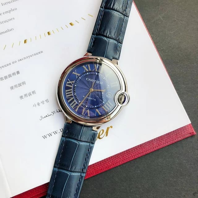 Cartier Ballon Bleu 42mm Watch dupe 316L Stainless Steel | Yupoo Rep Watches image 3