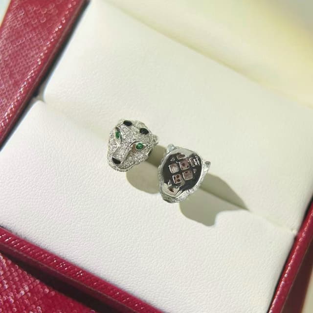 Cartier Panther Stud Earrings – Bold High-End Design | S925 Silver | Yupoo | Rep Jewelry image 2