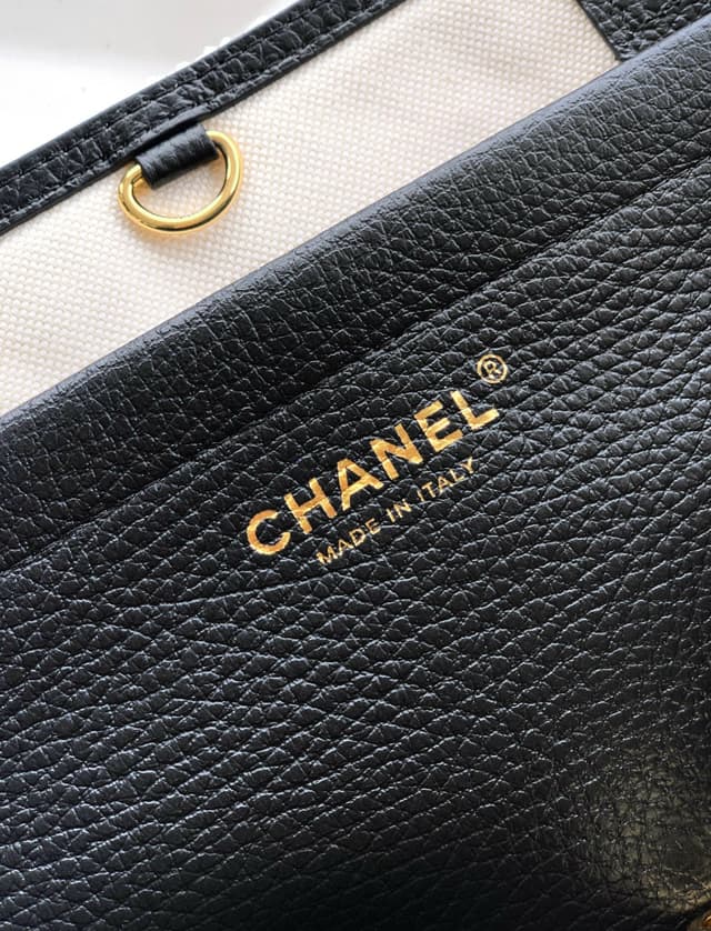 Chanel 26S Patchwork Tote Rep Bag 31cm Black Grained Leather Shearling | Yupoo image 10
