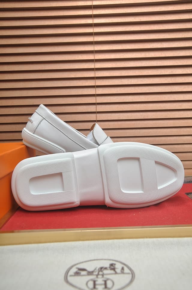 Hermes Men's Dress Shoes Dupes White | Yupoo Rep Sneakers image 7