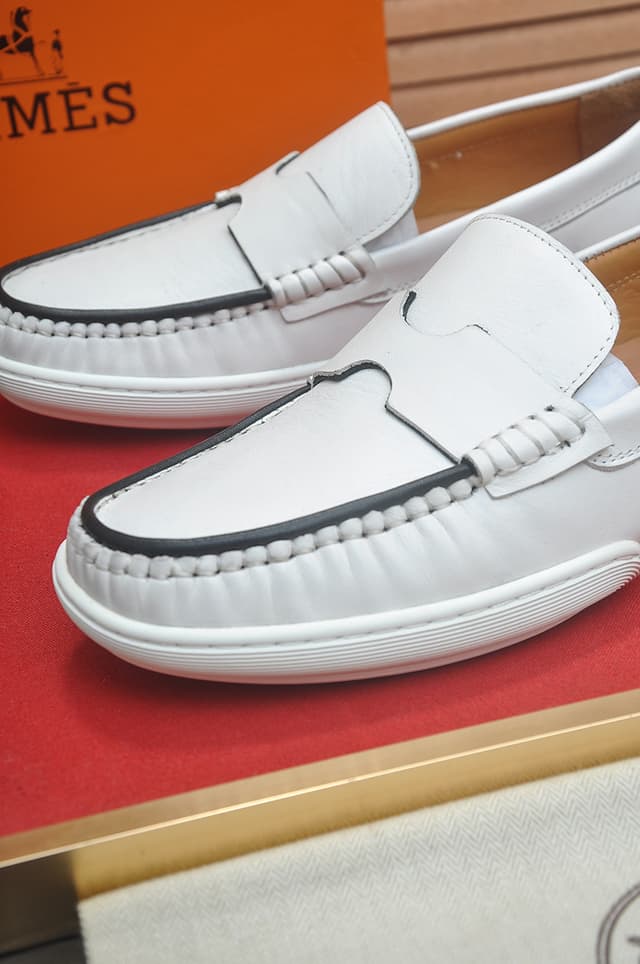 Hermes Men's Dress Shoes Dupes White | Yupoo Rep Sneakers image 8