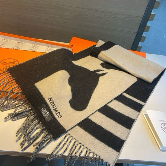 Hermes Rep Scarf | Compact Cashmere Wrap | Yupoo image 5
