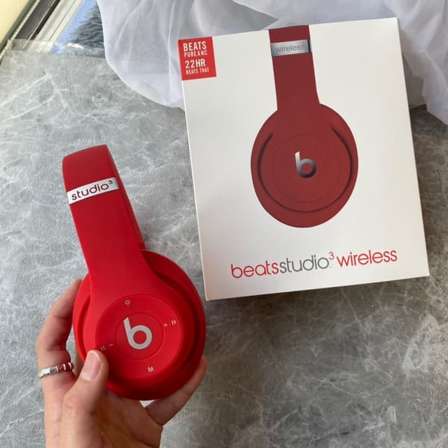 HuaQiangBei YupooPA Beats Studio3 Wireless Headphones Red | Yupoo Rep Electronics image 3