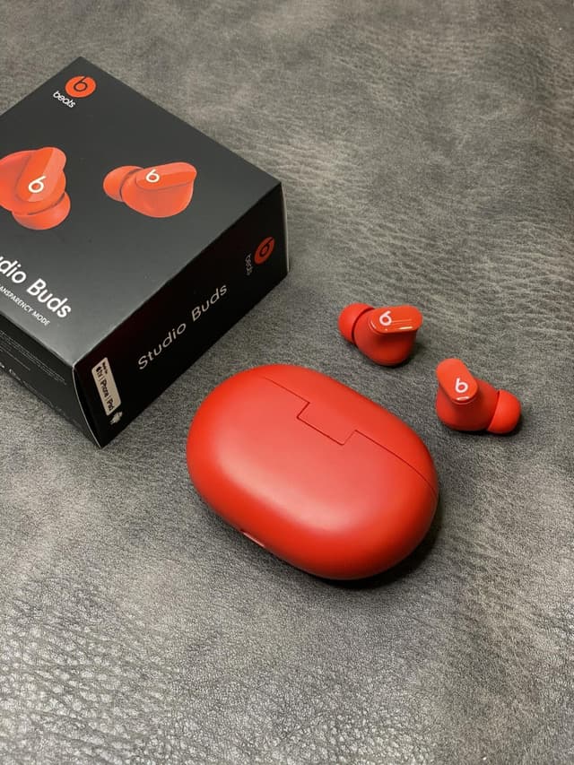 HuaQiangBei YupooPA Beats Studio Buds Bluetooth Headphones red | Yupoo Rep Electronics image 2