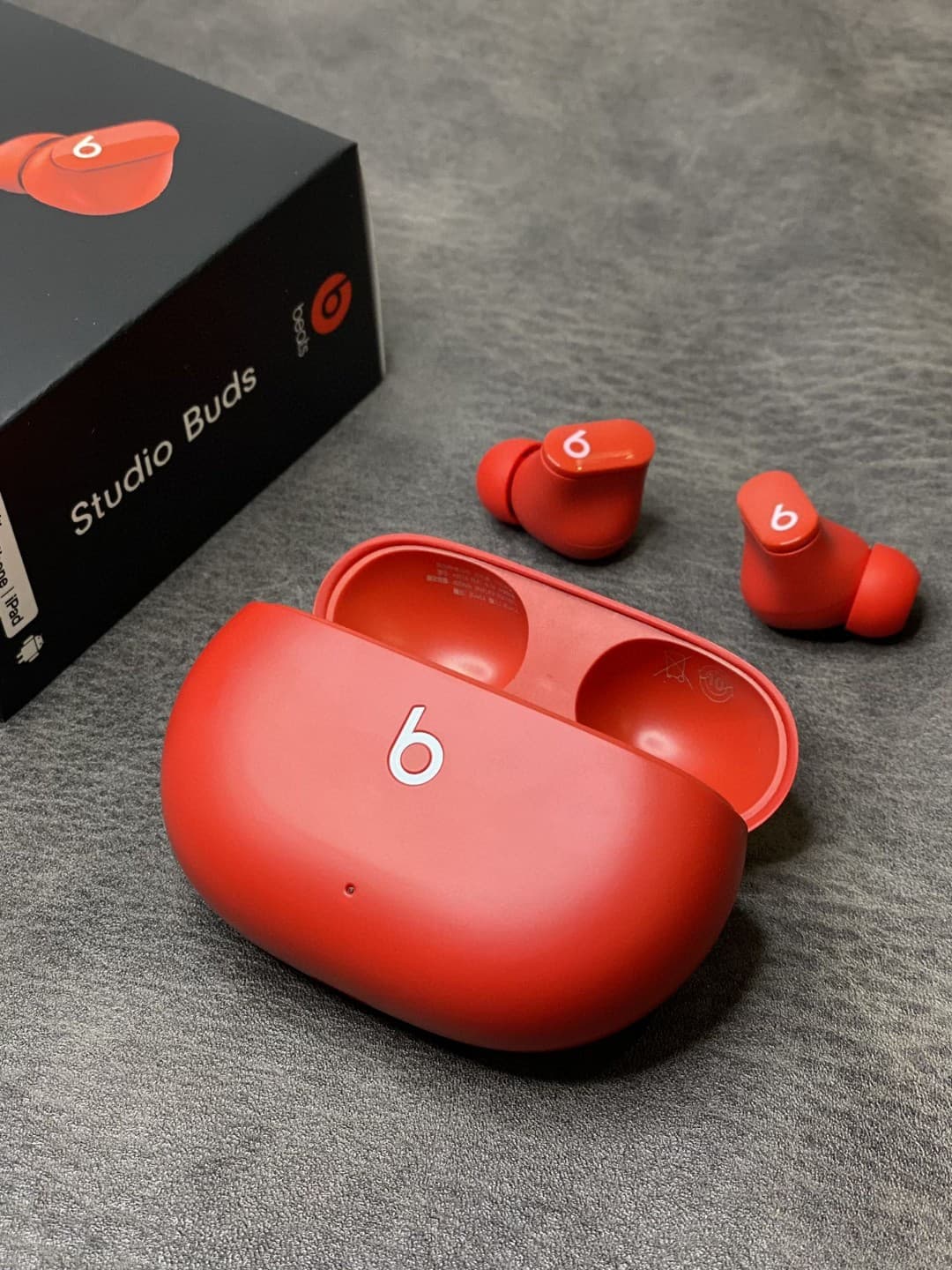 HuaQiangBei YupooPA Beats Studio Buds Bluetooth Headphones red image 4